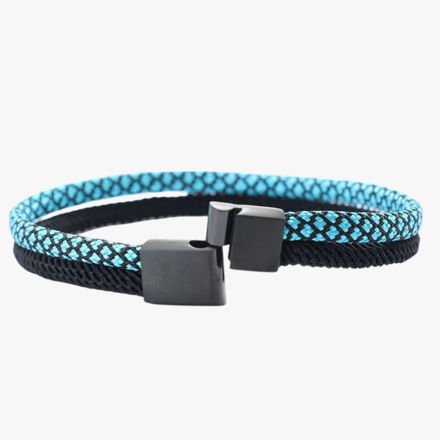 Bracciale Paracord Bicolore con Fibbia Magnetica Uomo - - bicolore bracciale bracciale paracord BRACELET bracelet for men BRACELETS fibbia jewelry magnetica mens bracelet paracord uomo - Concept Palermo