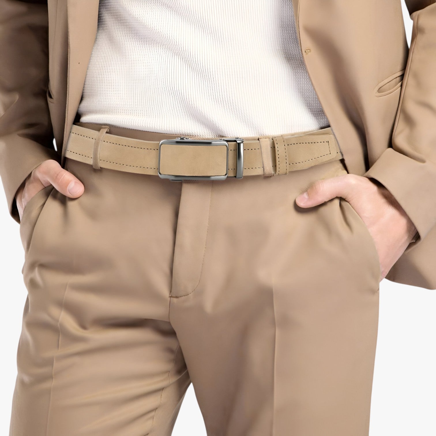 Cintura con fibbia automatica da uomo - Stile e comfort per ogni giorno - - automatica Belts belts for men cintura cintura fibbia comfort fibbia giorno mens accessory Mens belt ogni - Concept Palermo