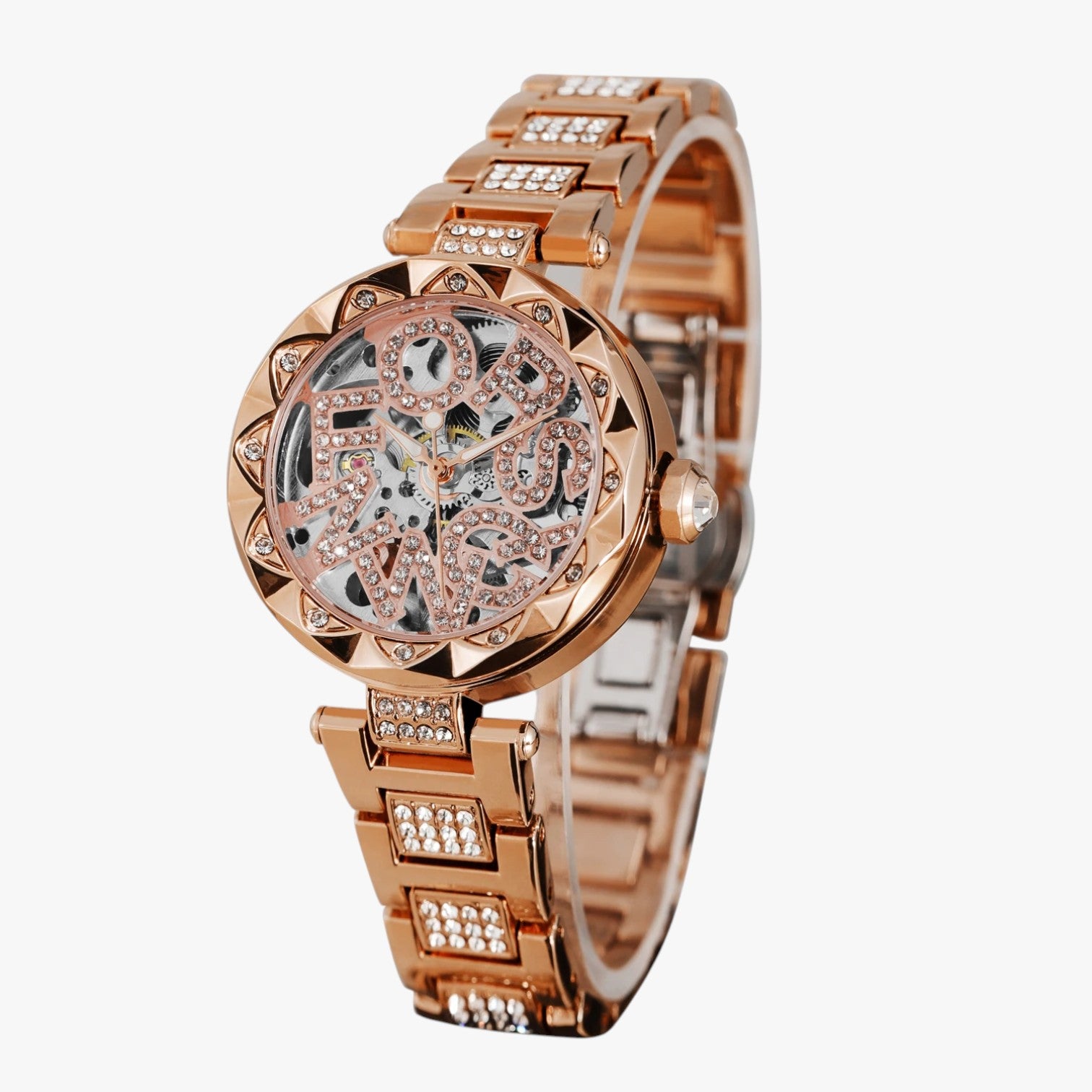Orologio da Donna di Lusso 2025 Eleganza Meccanica in Acciaio e Diamanti 3D - Rose Gold - acciaio ana | orologio da donna di lusso 2025 eleganza meccanica in acciaio e diamanti 3d - €25 diamanti donna eleganza female watch ladies watch meccanica orologio orologio donna waist belt for women watch watch for women watches - Concept Palermo