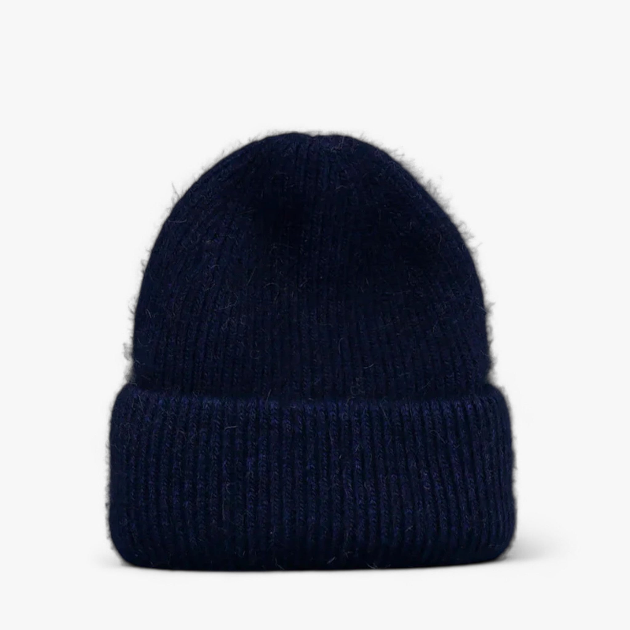 Cappello invernale: calore con vera pelliccia di coniglio Donna - Blu navy 54cm-60cm - beanies bucket hats calore cappello cappello invernale coniglio donna hat invernale pelliccia Sun Hats - Concept Palermo