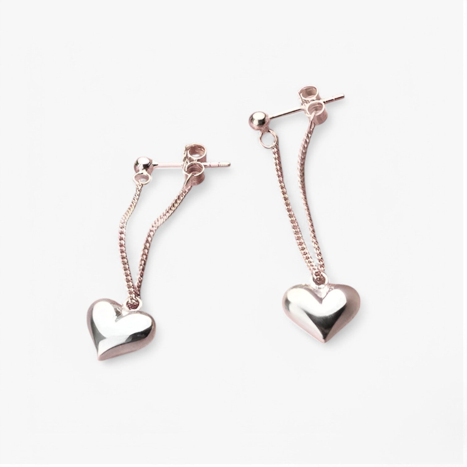 Orecchini a cuore in argento - Stiloso, ipoallergenico e senza tempo - - Accessories Jewelry cuore EARRINGS ipoallergenico jewelry orecchini orecchini cuore stiloso tempo womens earring - Concept Palermo