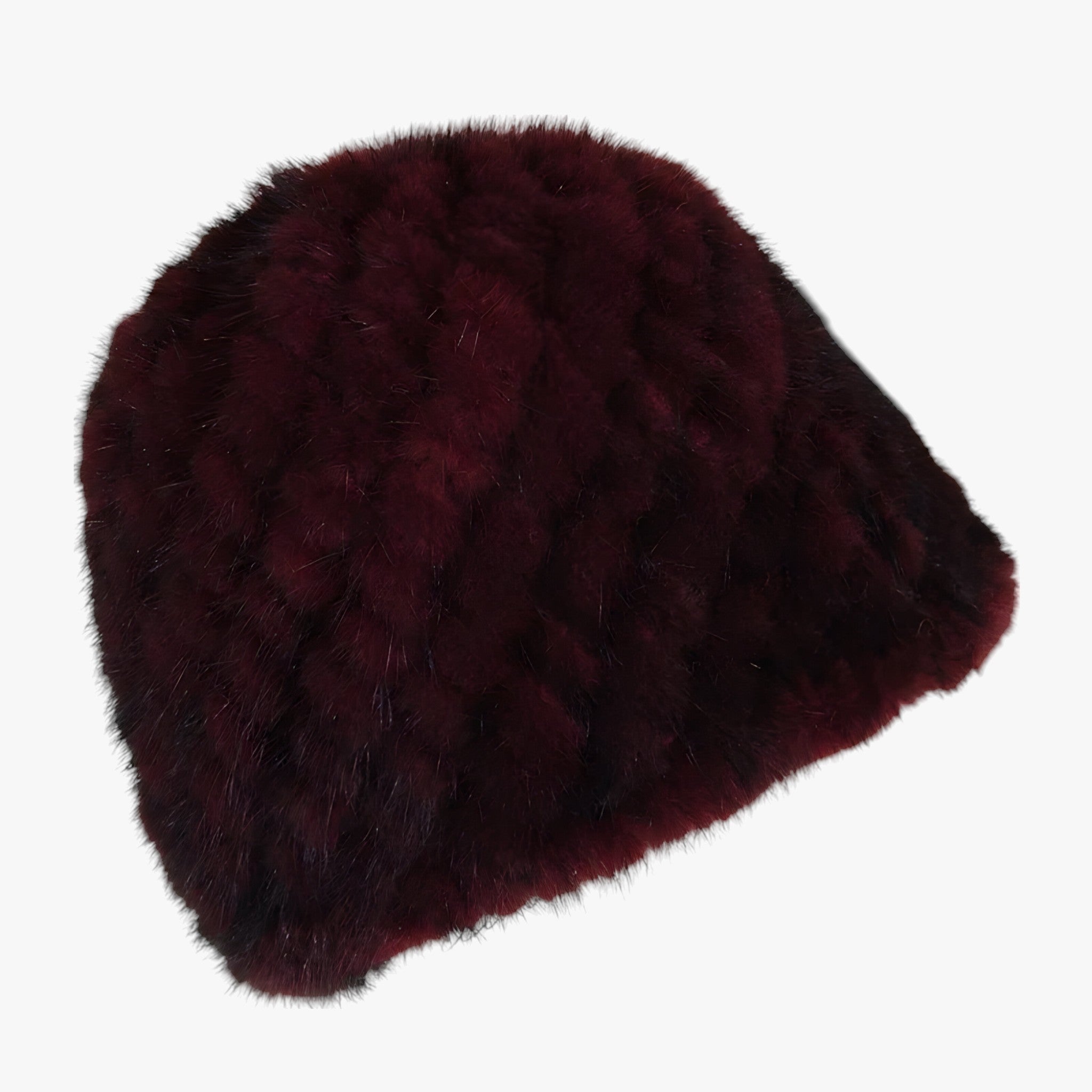 Cappello di Pelliccia di Visone - Calore invernale ed Eleganza Uomo - bordeaux Buona elasticità - accessoires calore cappello cappello pelliccia eleganza hats invernale pelliccia petten uomo - Concept Palermo