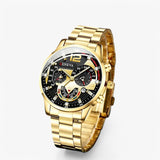 Luxe herenhorloge van roestvrij staal