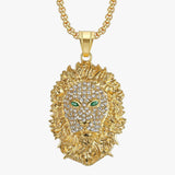 Dominantie en stijl in elk detail, de Leeuw Bling voor de man die de leiding heeft