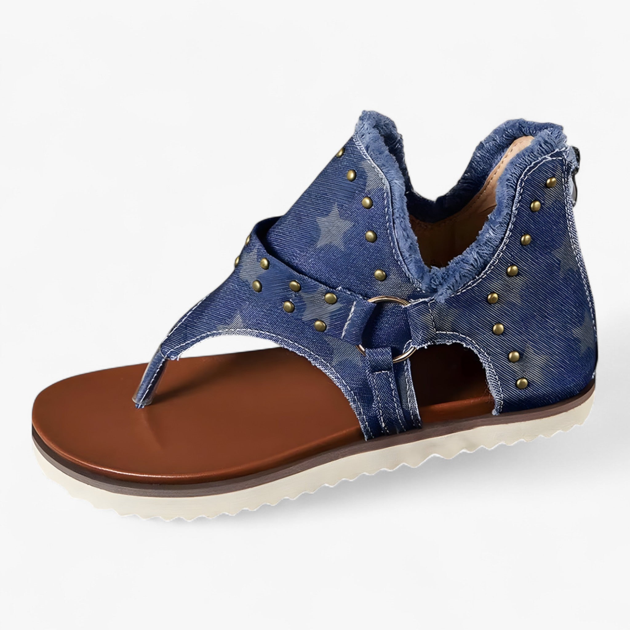 Sandalias bajas de mezclilla - tendencia y cómodas para hombre