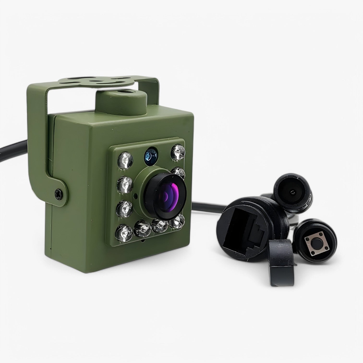 Telecamera WiFi con visione notturna e audio Legno - 5MP WIFI Spina UK - audio camera gadget gadgets legno notturna telecamera telecamera wifi visione wifi - Concept Palermo