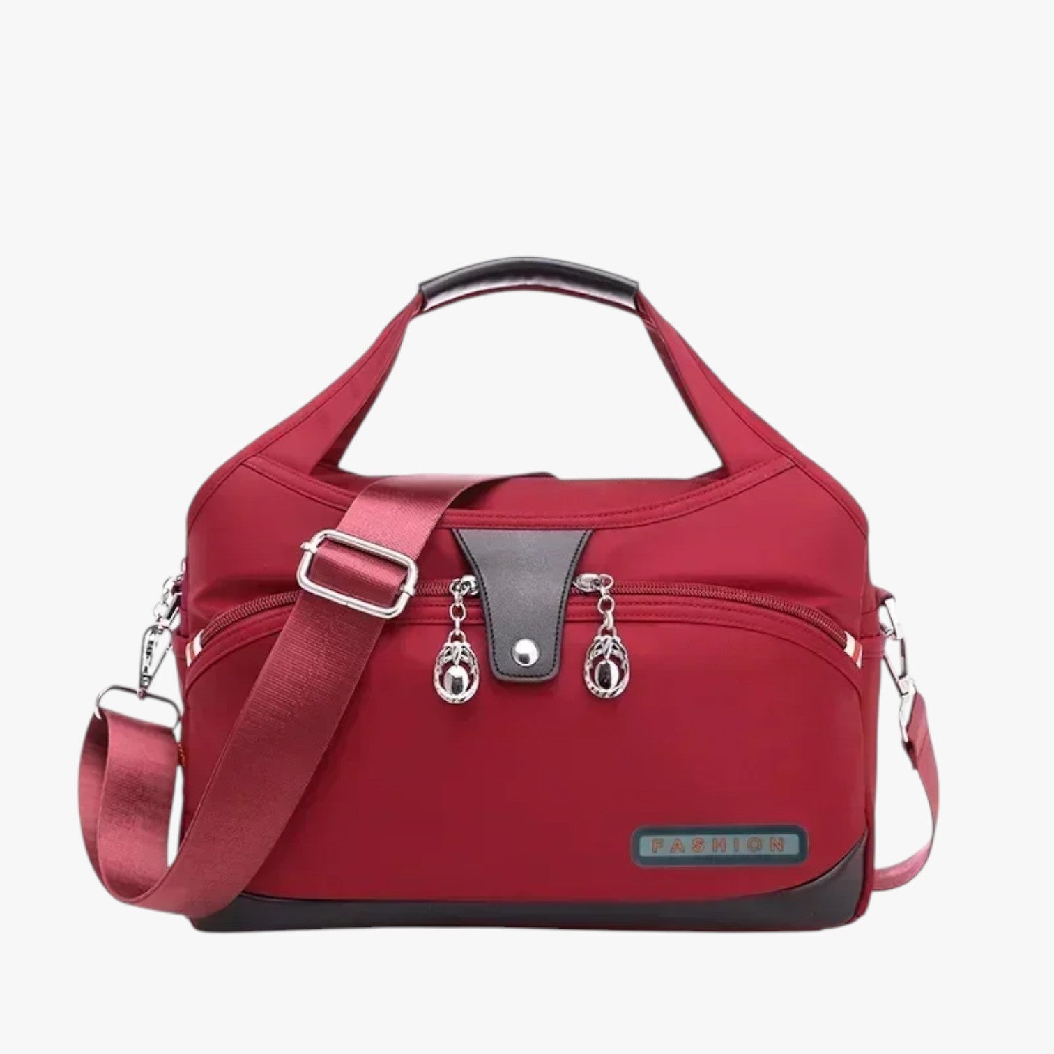 Borsa a tracolla alla moda con spazio extra Donna - Rosso - alla bag Bags borsa borsa tracolla donna extra handbags moda spazio women bags Women's handbags - Concept Palermo