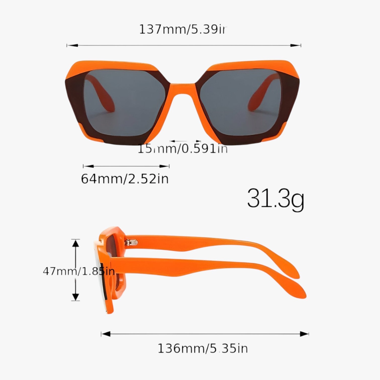 Occhiali da sole quadrati sfumati da donna - - donna Fashion Sunglasses occhiali occhiali sole polarized sunglasses women quadrati sfumati sole sunglasses sunglasses for women - Concept Palermo
