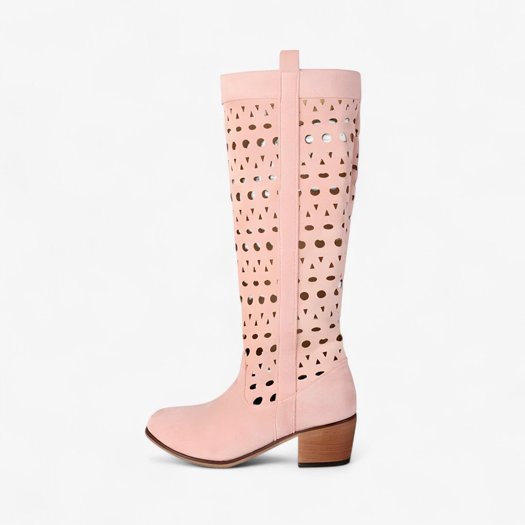 Stivali western estivi in finta pelle scamosciata con tacco cavo Uomo - - BOOTS Boots & Shoes cavo estivi finta pelle scamosciata shoes stivali stivali western - Concept Palermo