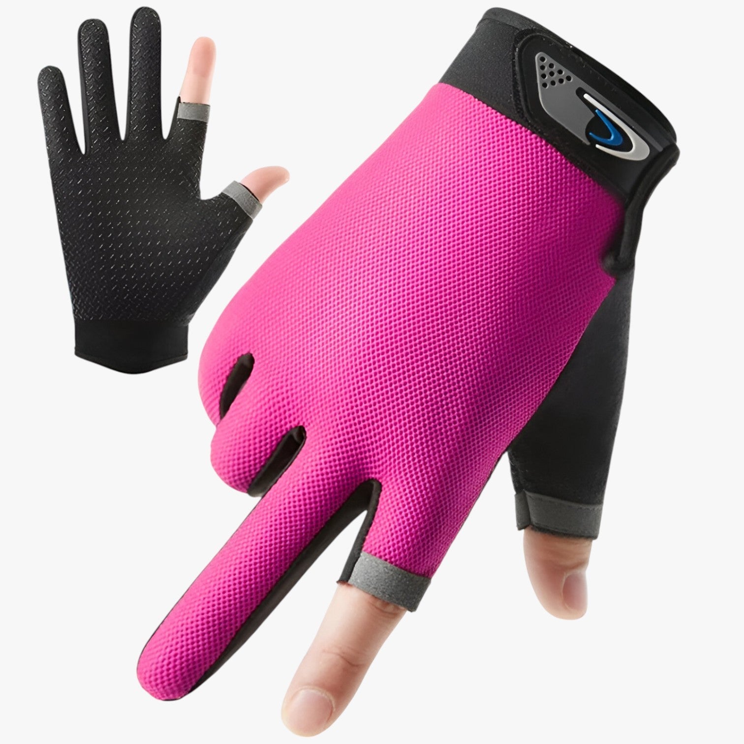 Guanti antiscivolo con dita per il taglio per presa e comfort Uomo - Rosa - antiscivolo comfort dita gloves guanti guanti antiscivolo lenard | guanti antiscivolo con dita per il taglio per presa e comfort - €25 mens accessory presa taglio - Concept Palermo
