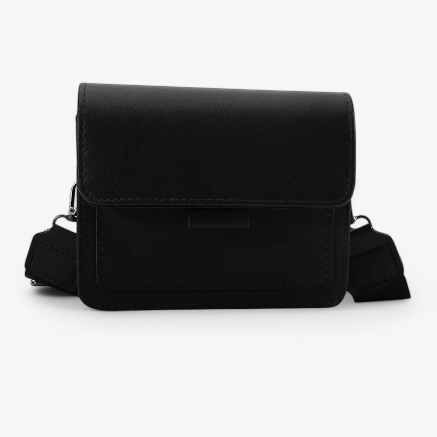 Borsa a spalla retro e spaziosa con tracolla larga Donna - nero - bag bags borsa borsa spalla donna larga retro Shoulder Bags spalla spaziosa women bag - Concept Palermo