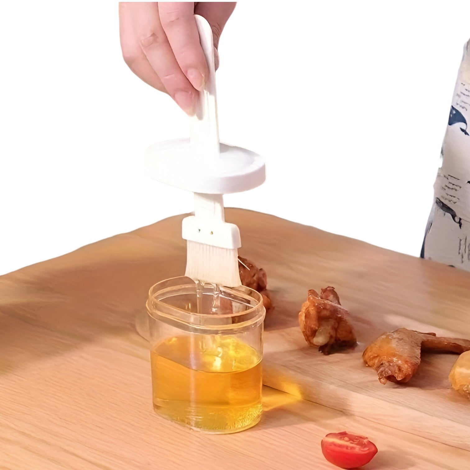 Bottiglia per olio con pennello resistente al calore – Antigoccia e pratica Uomo - - antigoccia bottiglia bottiglia olio calore Kitchen kitchen & dining kitchen accessory kitchen tools olio pennello pratica - Concept Palermo