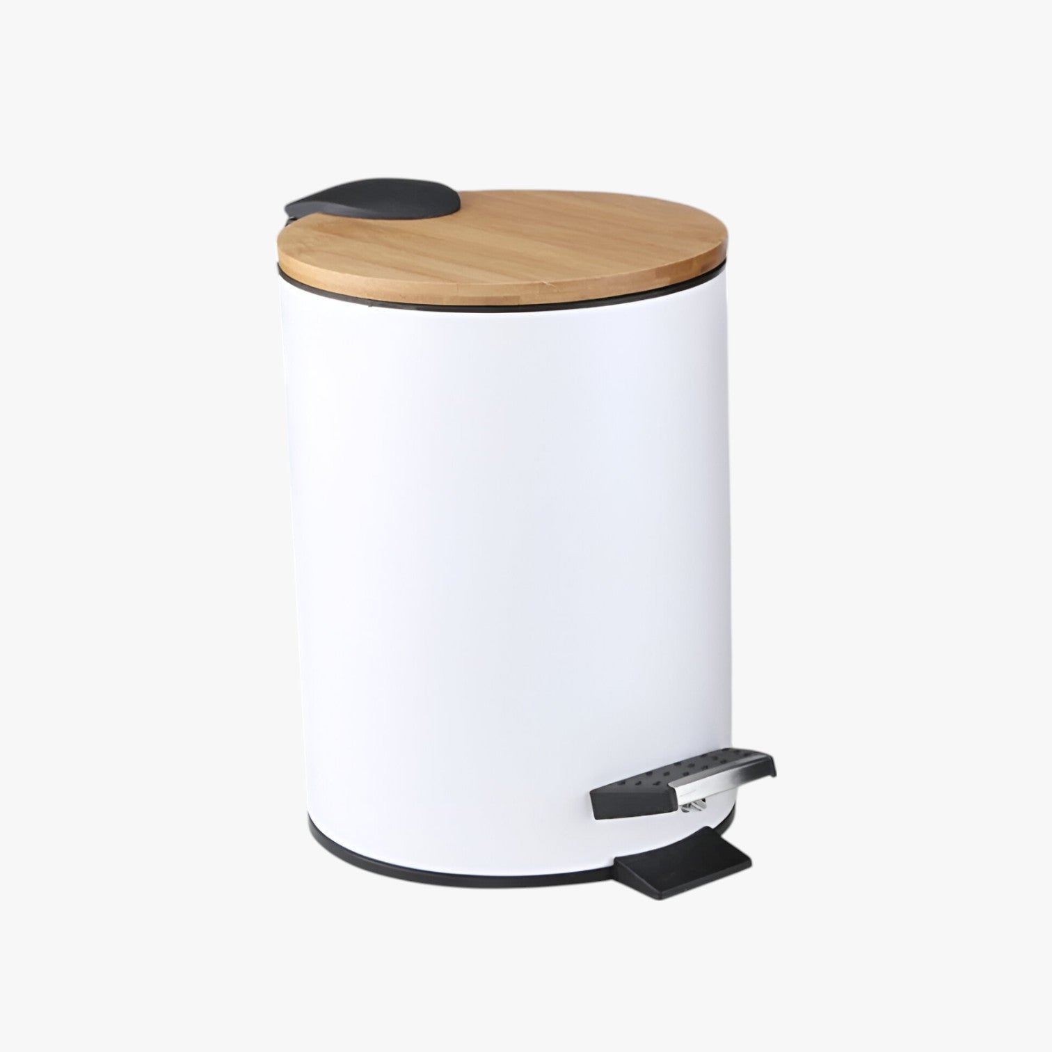 Cestino con chiusura morbida e coperchio in bambù - WH - bambù bathroom cestino cestino chiusura chiusura coperchio home & garden morbida - Concept Palermo