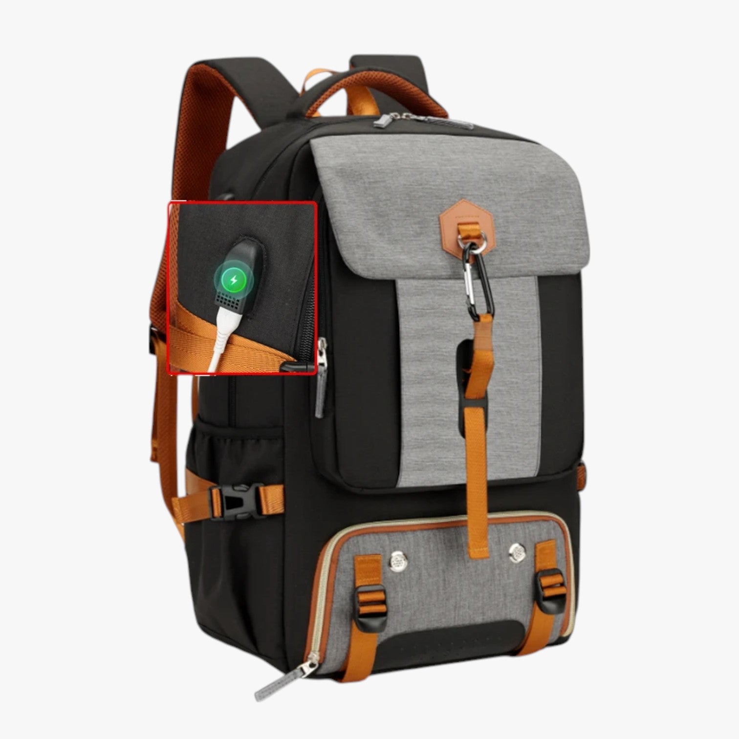 Zaino da uomo di grande capacità, impermeabile e versatile per viaggi e studio - - Backpacks Bags bags for men capacità impermeabile mens bag studio uomo versatile viaggi zaino - Concept Palermo