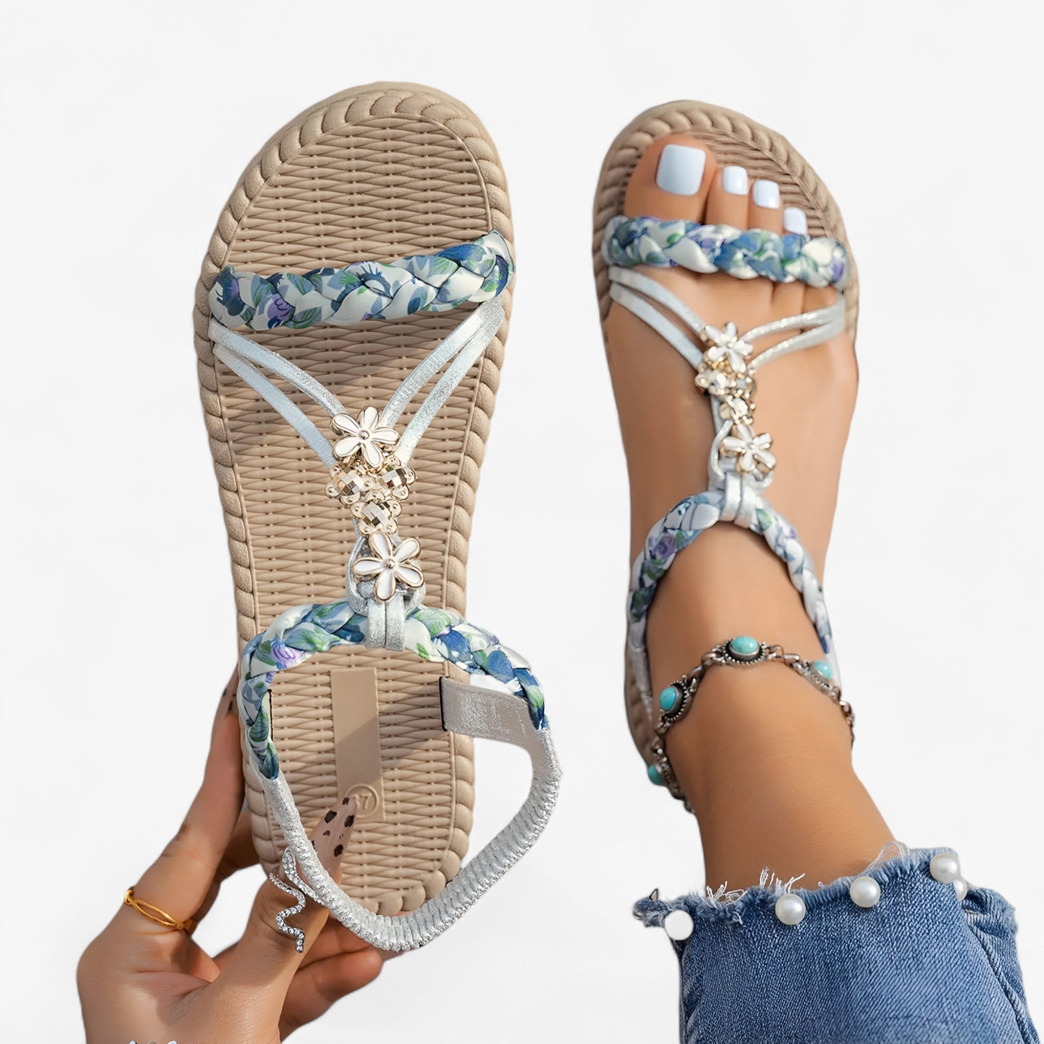 Sandali Estivi con Zeppa Donna - - donna estivi sandalen sandali sandali estivi sandals schoenen zeppa - Concept Palermo