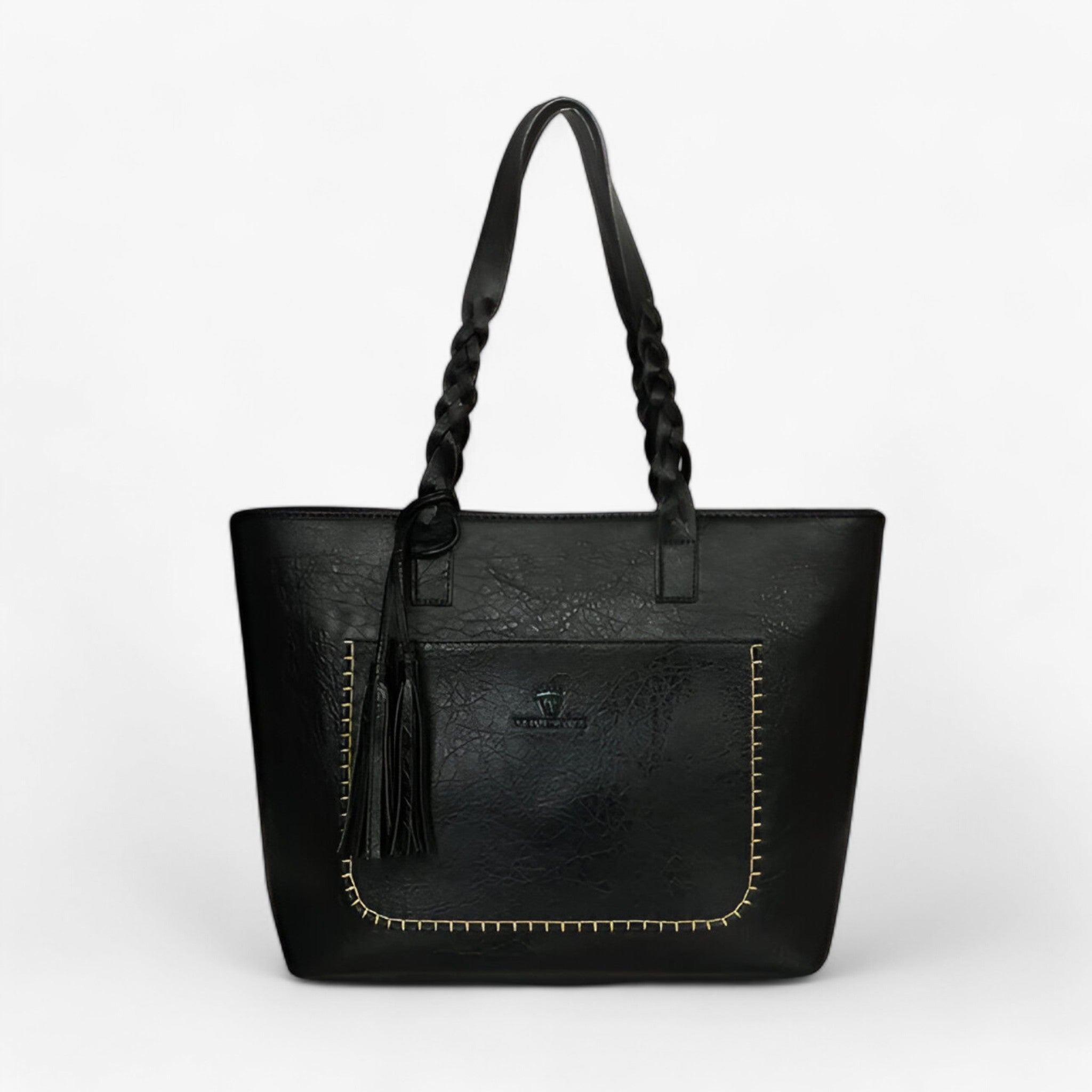 Borsa in pelle con nappina Donna - Nero - accessoires bags borsa borsa pelle donna nappina pelle tassen - Concept Palermo