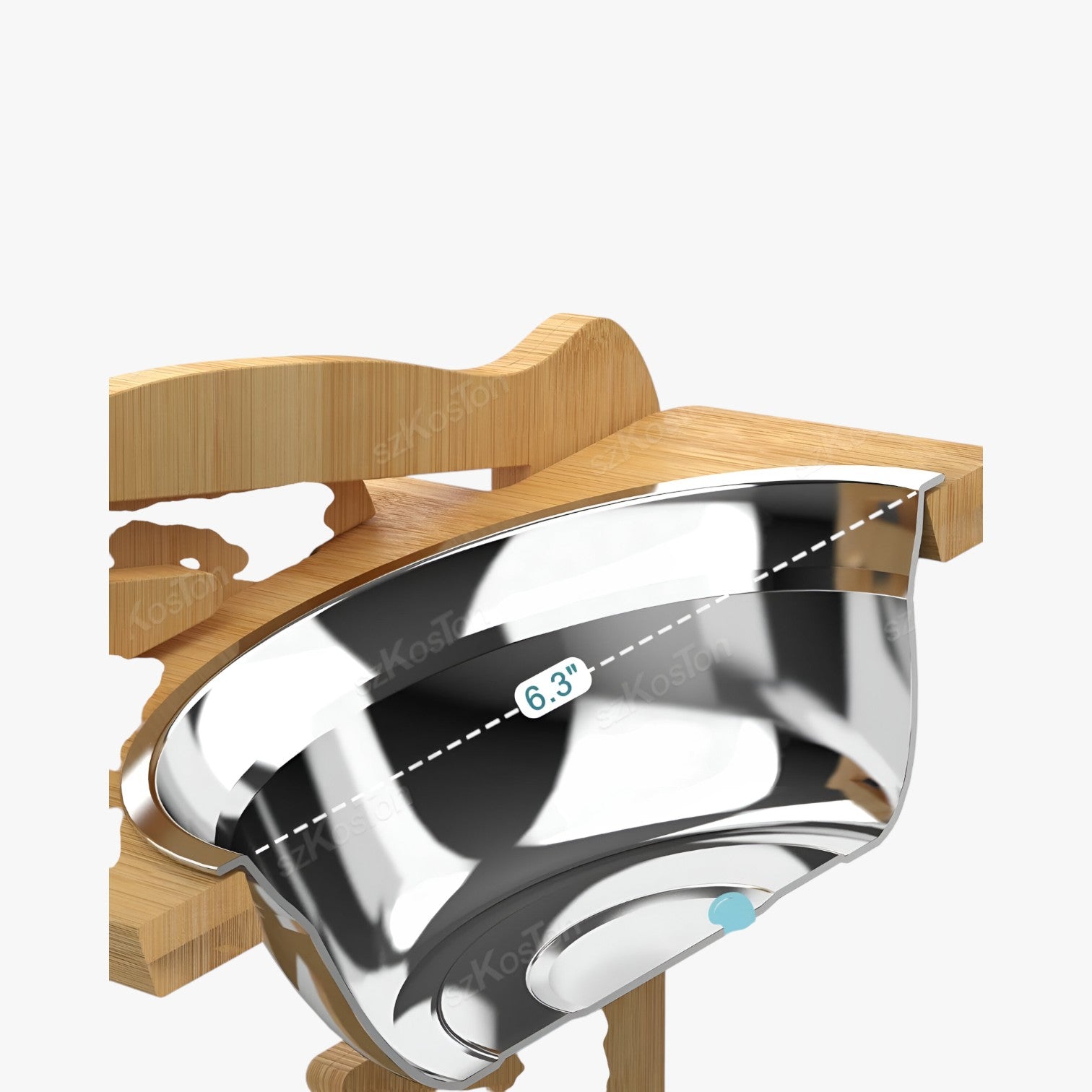 Ciotola per Cani in Bambù Regolabile Ergonomica e Pieghevole Legno - - animali domestici bambù cani ciotola ciotola cani ergonomica legno pets & supplies pieghevole - Concept Palermo