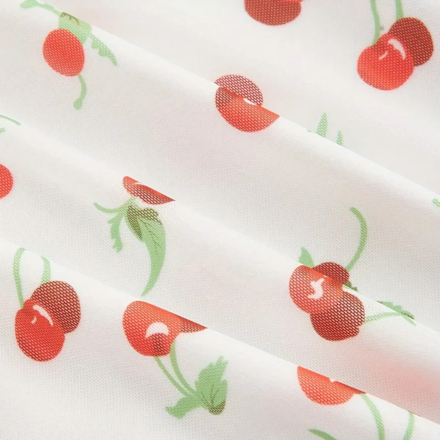 Abito svasato vintage con stampa ciliegia per feste estive Donna - - abito abito svasato ciliegia donna dresses estive feste stampa - Concept Palermo