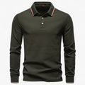 Polo para hombre con cuello de algodón