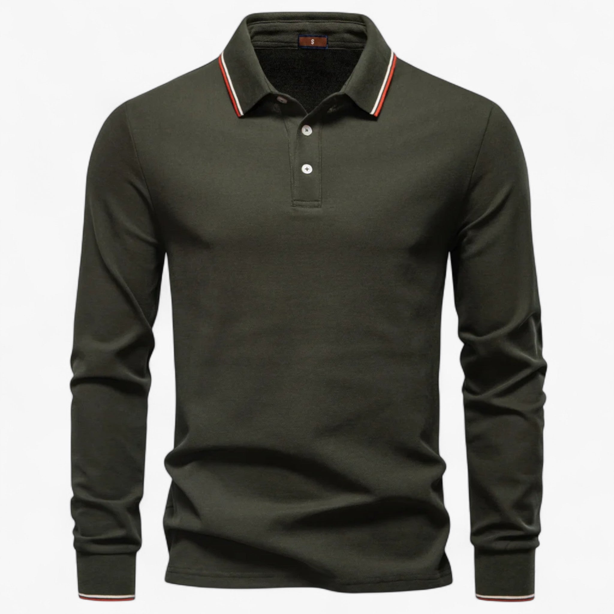 Polo da Uomo con Colletto Cotone - Khaki - Clothes clothes men Clothing colletto cotone men's top clothes polo polo uomo Sweater sweater men sweaters uomo - Concept Palermo