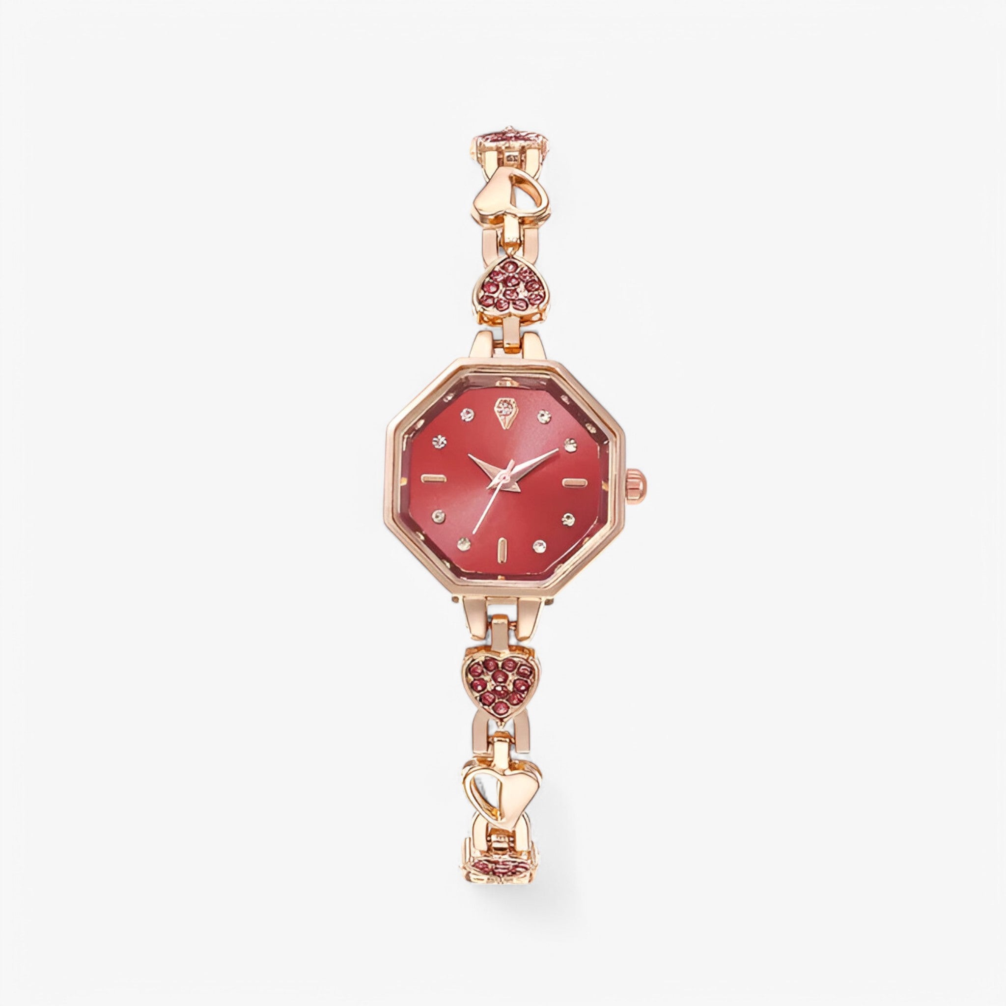 Orologio da donna con bracciale dorato e finitura vintage in argento - Rossa - accessoires bracciale donna finitura horloges orologio orologio donna vintage watches - Concept Palermo