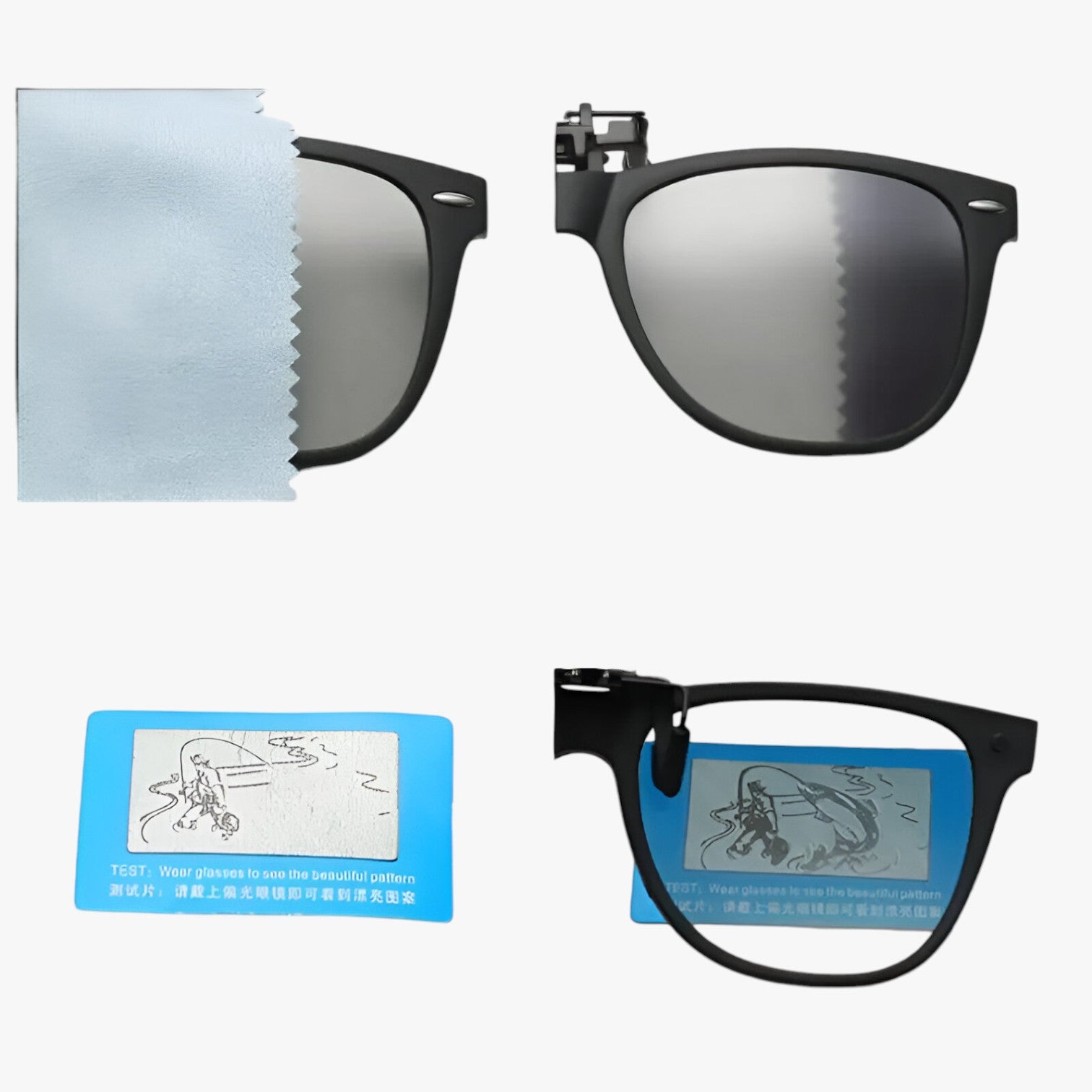 Occhiali da Guida Flip-Up Polarizzati – Visione Nitida Giorno e Notte Uomo - - flip giorno guida mens sunglasses nitida notte occhiali occhiali guida polarizzati sun glasses Sunglasses sunglasses polarized men - Concept Palermo