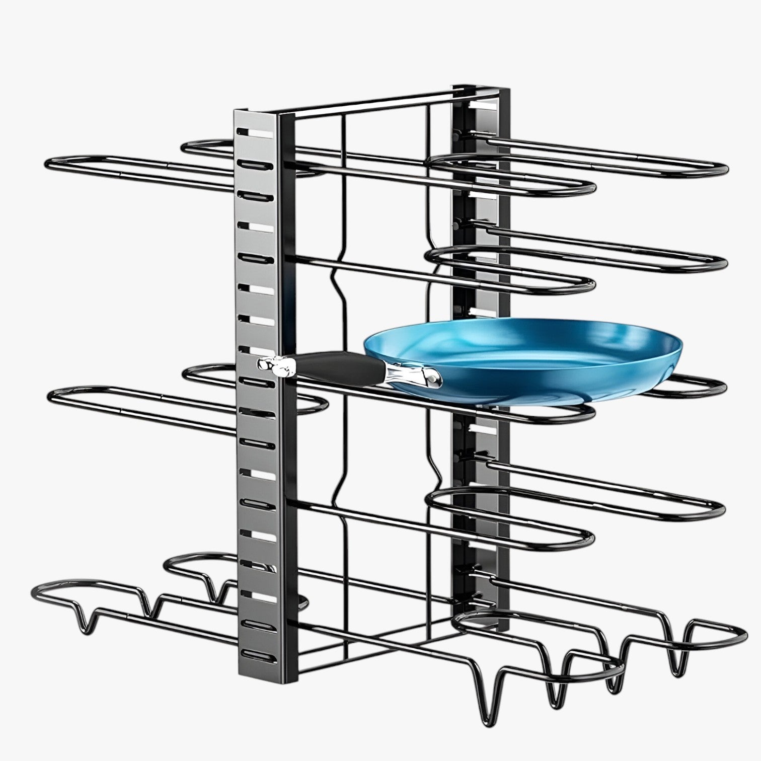 Scaffale per pentole a 8 strati – salvaspazio e regolabile - - Kitchen kitchen & dining kitchen accessory kitchen tools pentole regolabile salvaspazio scaffale scaffale pentole strati - Concept Palermo
