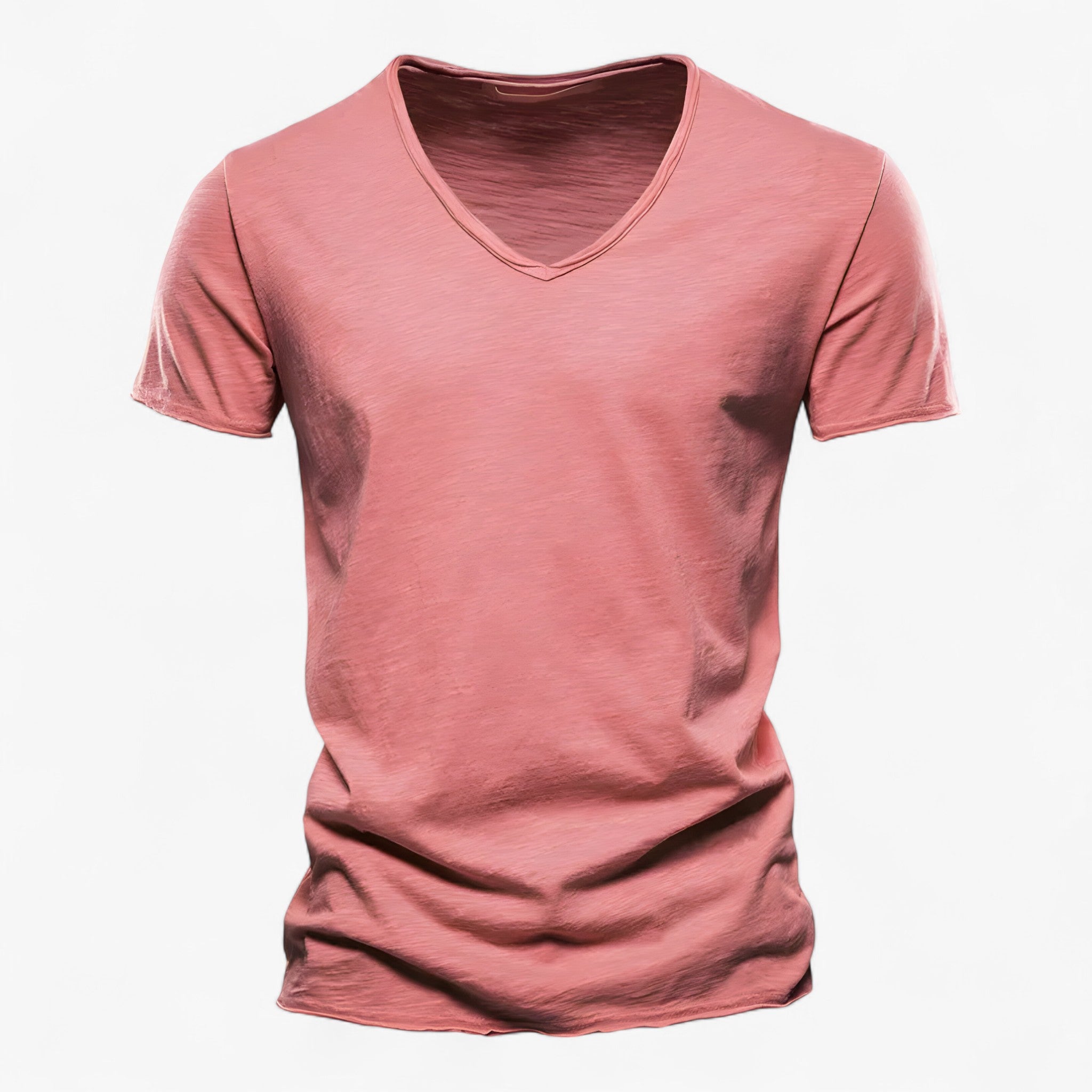 Camicia Estiva in Cotone Pelle Uomo - Rosa - camicia camicia estiva cotone estiva men's top clothes pelle uomo - Concept Palermo