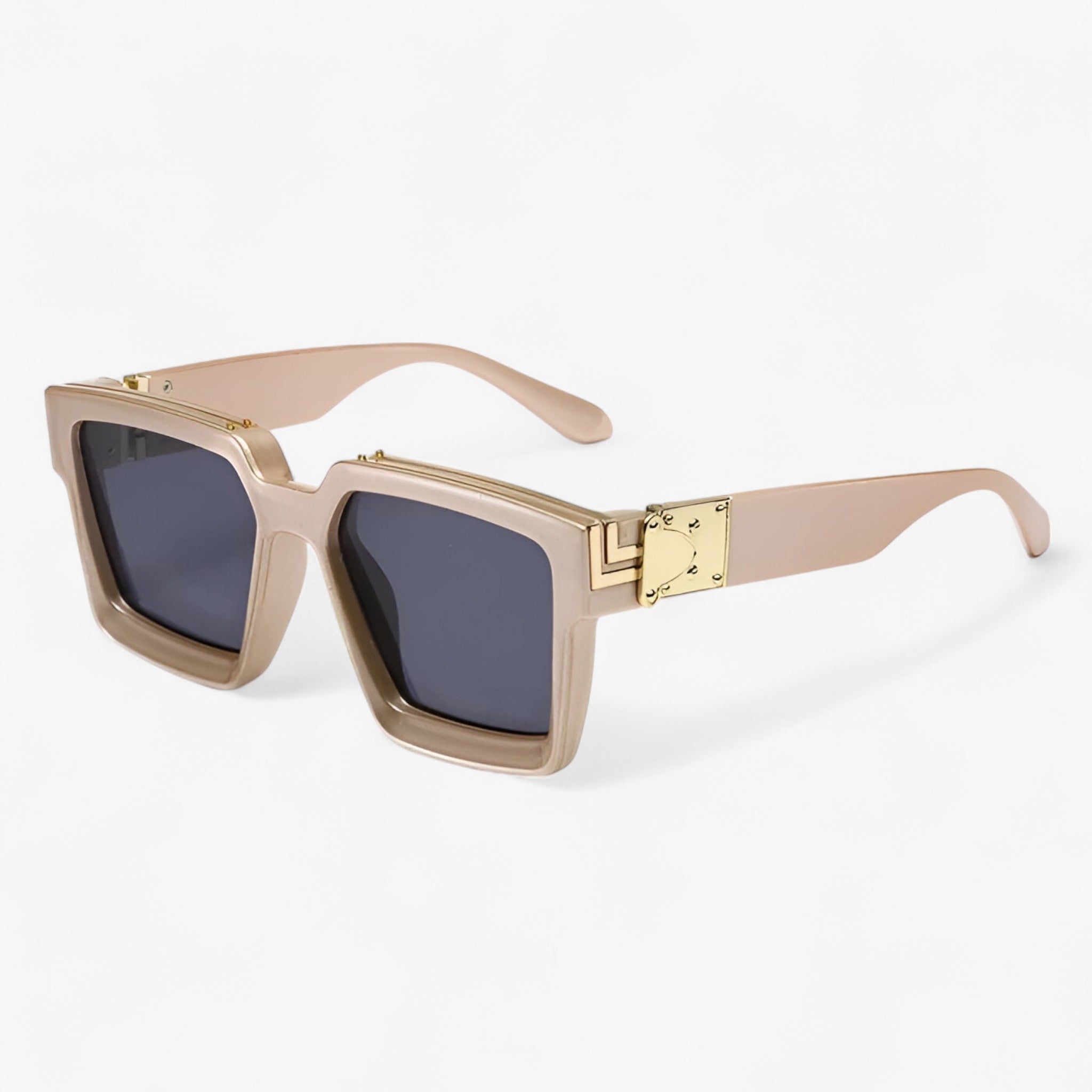 Occhiali da sole quadrati vintage da uomo - Grigio champagne other - Fashion Sunglasses men sunglasses polarized mens sunglasses occhiali occhiali sole Polarized man sunglasses quadrati sole sunglasses sunglasses polarized men uomo vintage - Concept Palermo