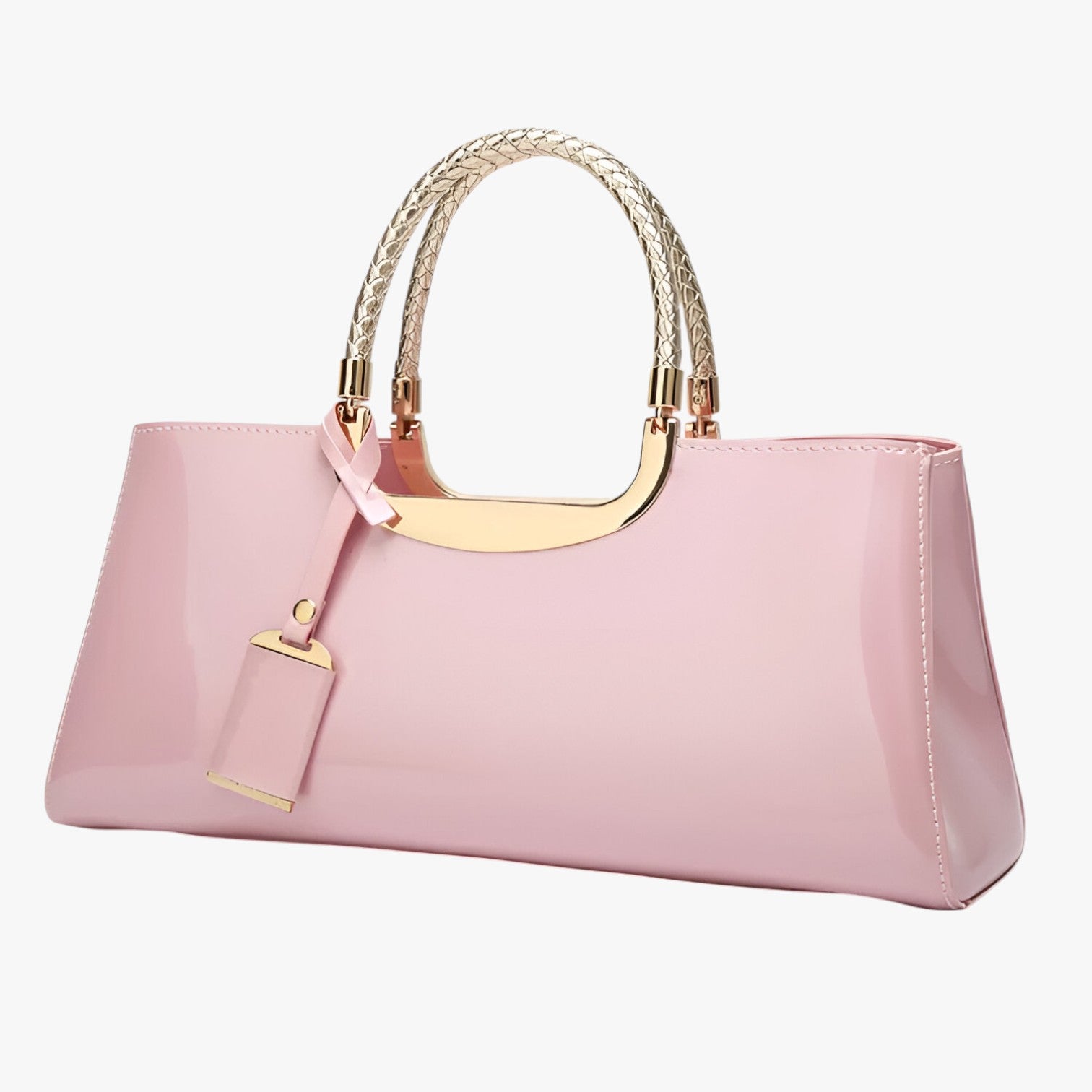 Borsa a Spalla Donna in Vera Pelle Leggera, Elegante e Versatile - Rosa - bag Bags borsa borsa pelle donna handbags leggera pelle spalla women bags Women's handbags - Concept Palermo