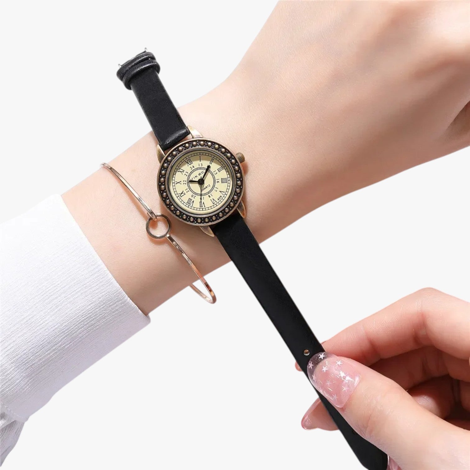 Orologio vintage in pelle con quadrante romano Uomo - - female watch ladies watch orologio orologio vintage pelle quadrante romano uomo vintage watch watch for women watches - Concept Palermo