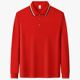 Heren Polo Shirt met Lange Mouwen