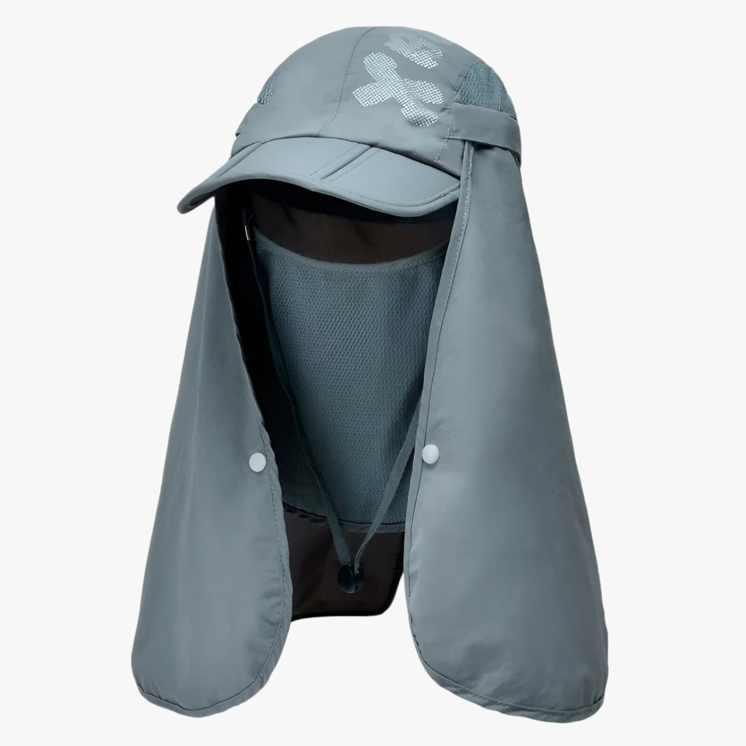 Cappello Estivo Uomo Pieghevole Impermeabile UV – Asciugatura Rapida, Protezione Solare - Grigio scuro - asciugatura cappello cappello estivo caps estivo impermeabile men's hat mens accessory pieghevole protettivo - Concept Palermo