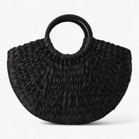 Borsa Donna Grande Beige Paglia Intrecciata con Manici in Pelle PU e Zip - Perfetta per Estate e Spiaggia - Nero - borsa borsa finta donna finta intrecciata Linen paglia valentina | borsa in finta paglia intrecciata - €25 Women - Concept Palermo