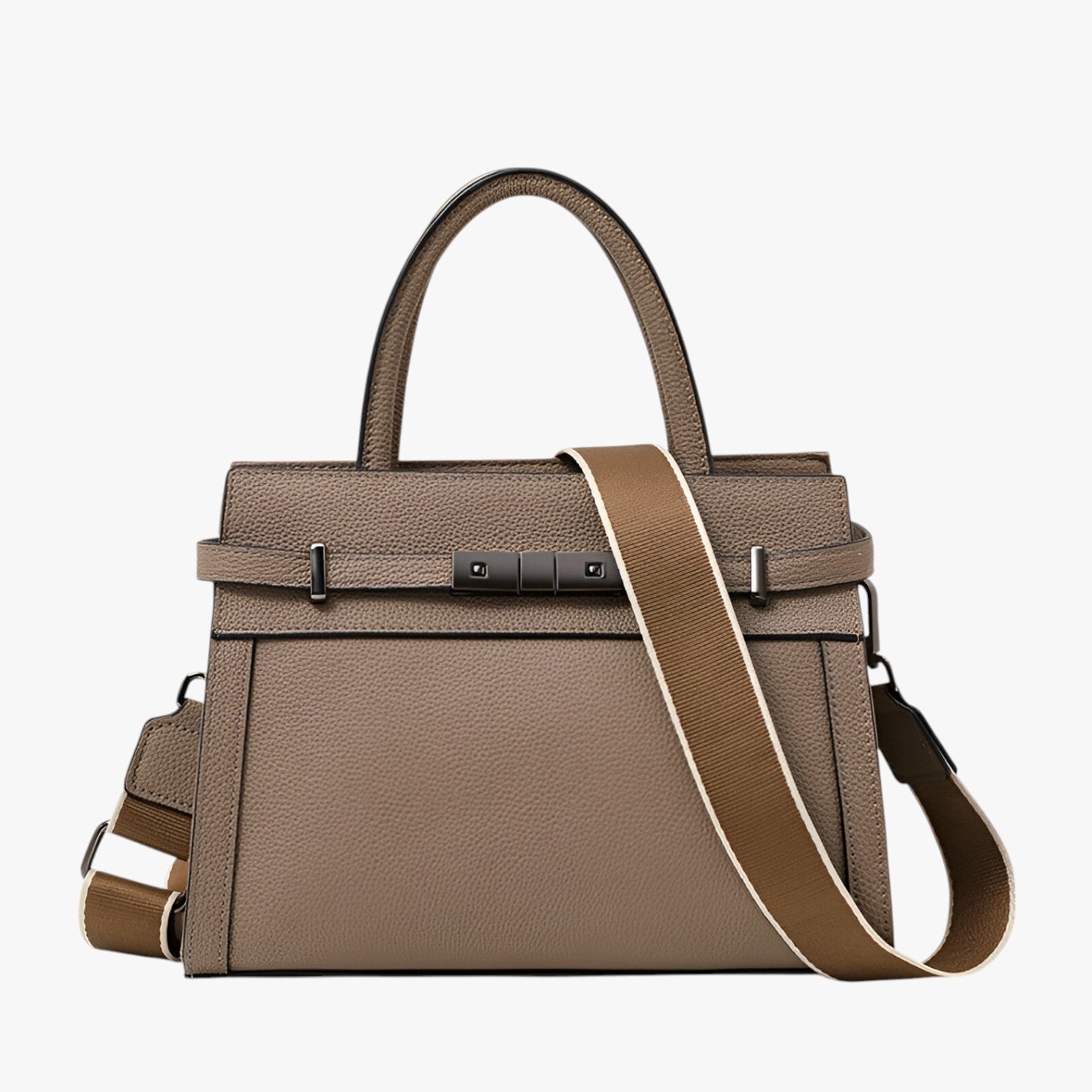Borsa Tote Donna in Vera Pelle Nera - Grande e Spaziosa per Lavoro e Viaggio - Cammello (20cm< Lunghezza Max <30cm) - Bags borsa borsa tote bovina donna handbags pelle tote vera women bags Women's handbags - Concept Palermo