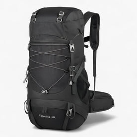 Zaino Trekking 50L Impermeabile in Nylon, Leggero e Resistente per Uomo/Donna - Nero - 50L backpacks avventurosi Backpacks bags hiking backpacks impermeabile Linen nylon trekking Unisex viaggi zaino zaino trekking - Concept Palermo
