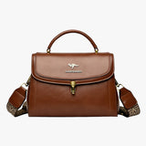 Schouder- en crossbodytas van leer