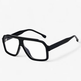 Occhiali da sole oversize in metallo di lusso Uomo - BlackWhite - accessoires Linen Men metallo occhiali occhiali sole oversize sole sunglasses uomo zonnebrillen - Concept Palermo