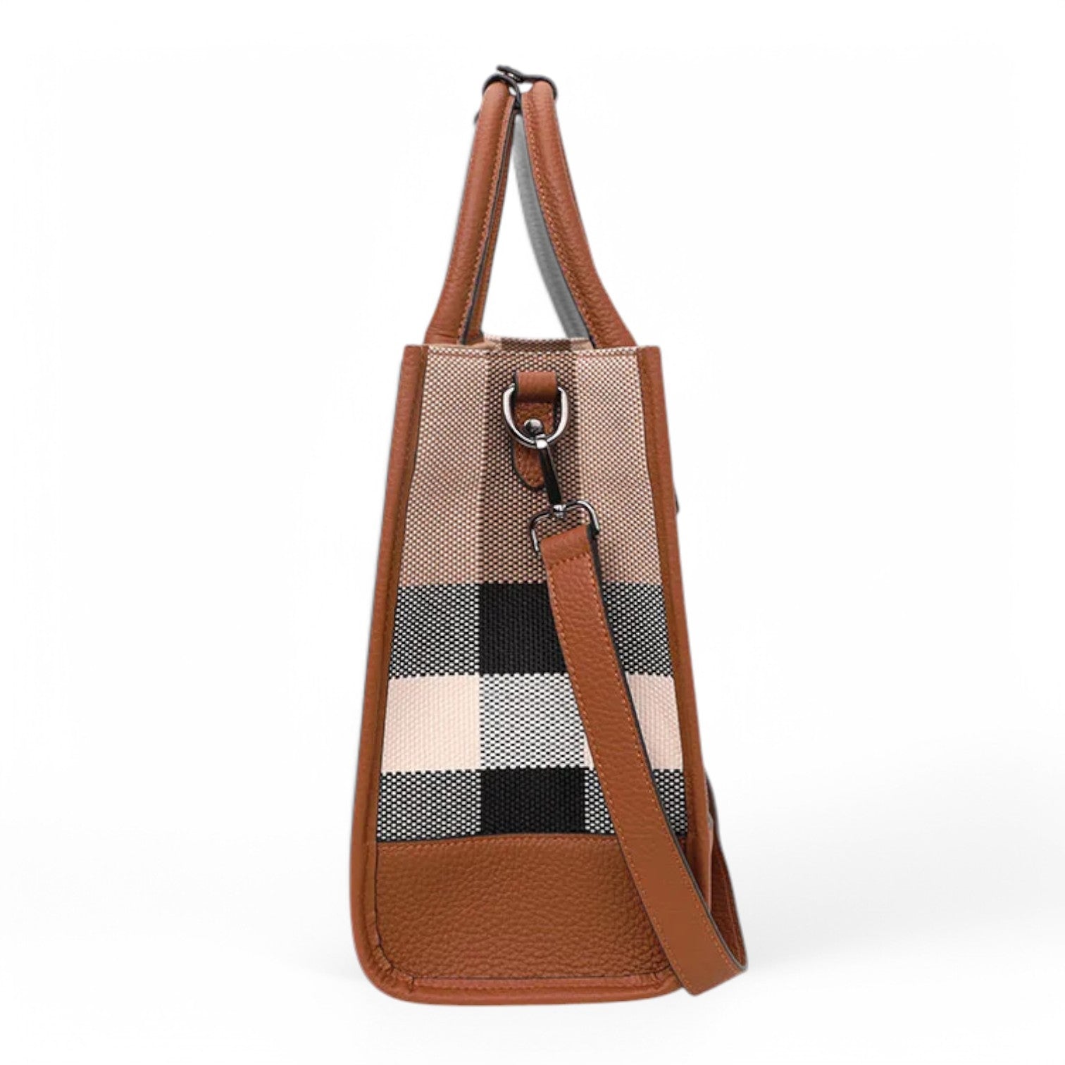 Borsa in Canvas a Righe - Spaziosa e Versatile Gold Donna - - bag bags borsa borsa canvas canvas donna Handbag righe spaziosa versatile women bag - Concept Palermo