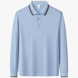 Heren Polo Shirt met Lange Mouwen