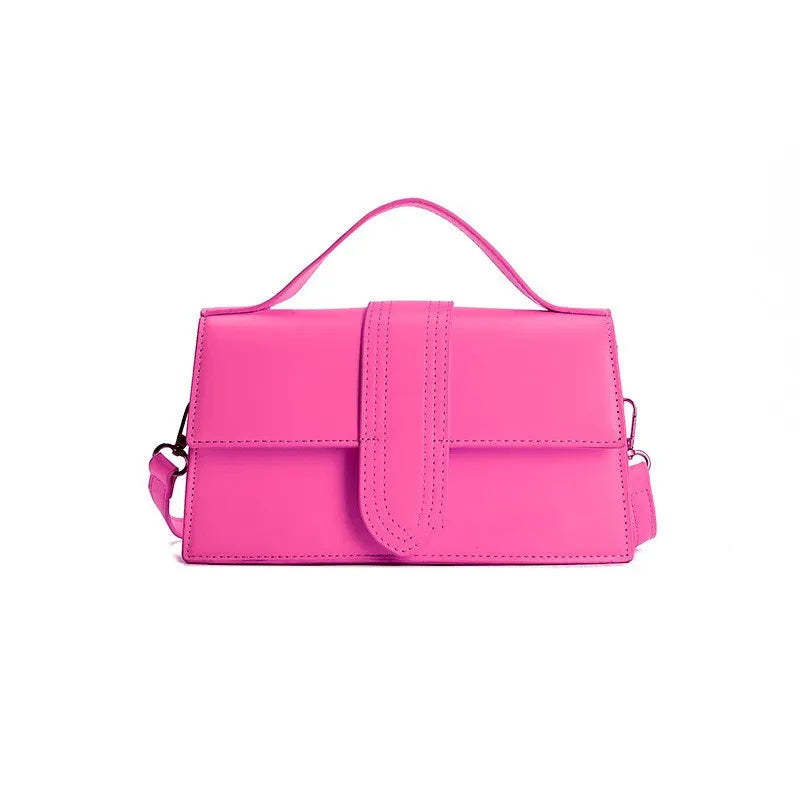 Borsa a Spalla Donna Lusso Pelle Nera - New Fashion 2024 Elegante - Rosa - bags borsa borsa spalla donna fashion Handbags spalla - Concept Palermo
