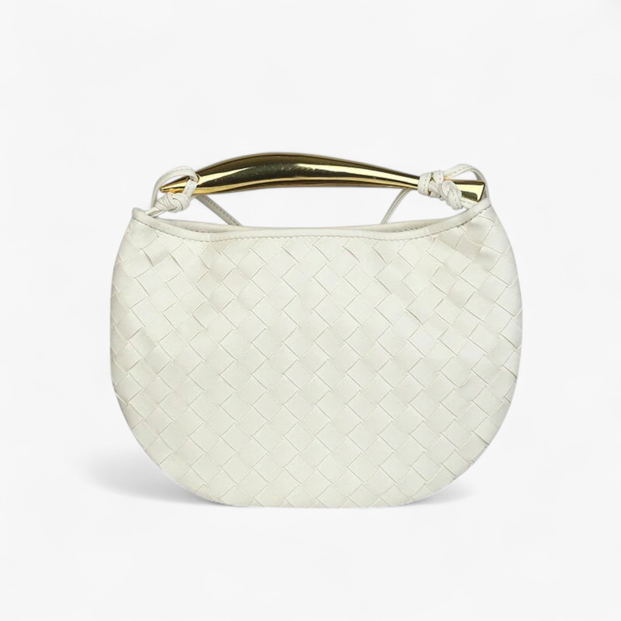 Borsa Donna Grande in Tessuto Elegante con Tracolla Regolabile - Pratica e Spaziosa - Bianco - bags borsa borsa donna donna handbags pratica tessuto Women's handbags - Concept Palermo