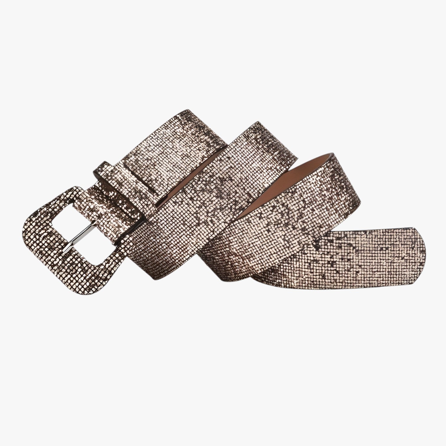Cintura Brillante con Paillettes per Jeans e Cappotti - Bronzo - Belts belts for woman brillante cappotti cintura cintura brillante jeans paillettes waist belt for women women belts Womens belt - Concept Palermo