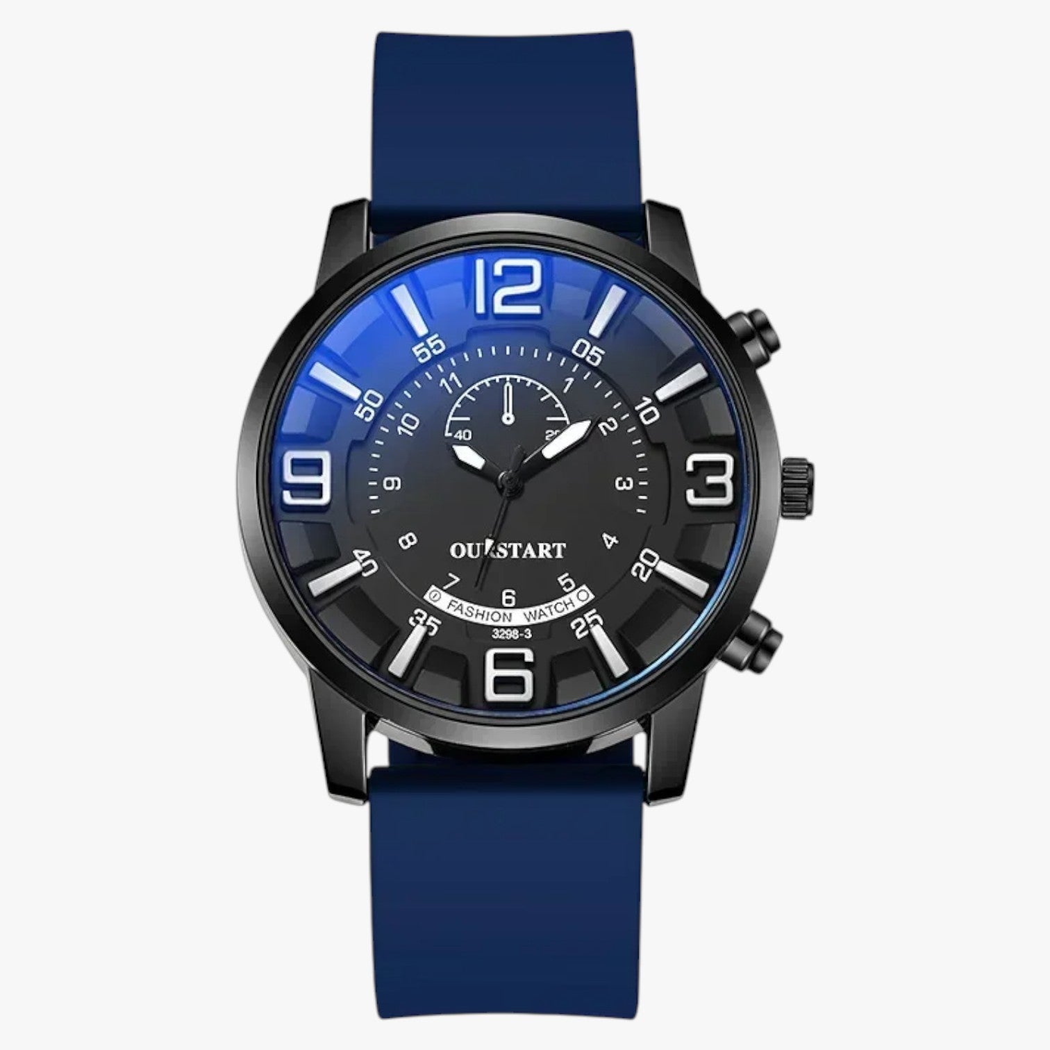 Orologio Uomo in Silicone Quarzo Preciso, Stile Casual Quotidiano - Blu - casual orologio orologio uomo preciso quarzo quotidiano silicone stile watch watch for men WATCHES FOR MEN - Concept Palermo