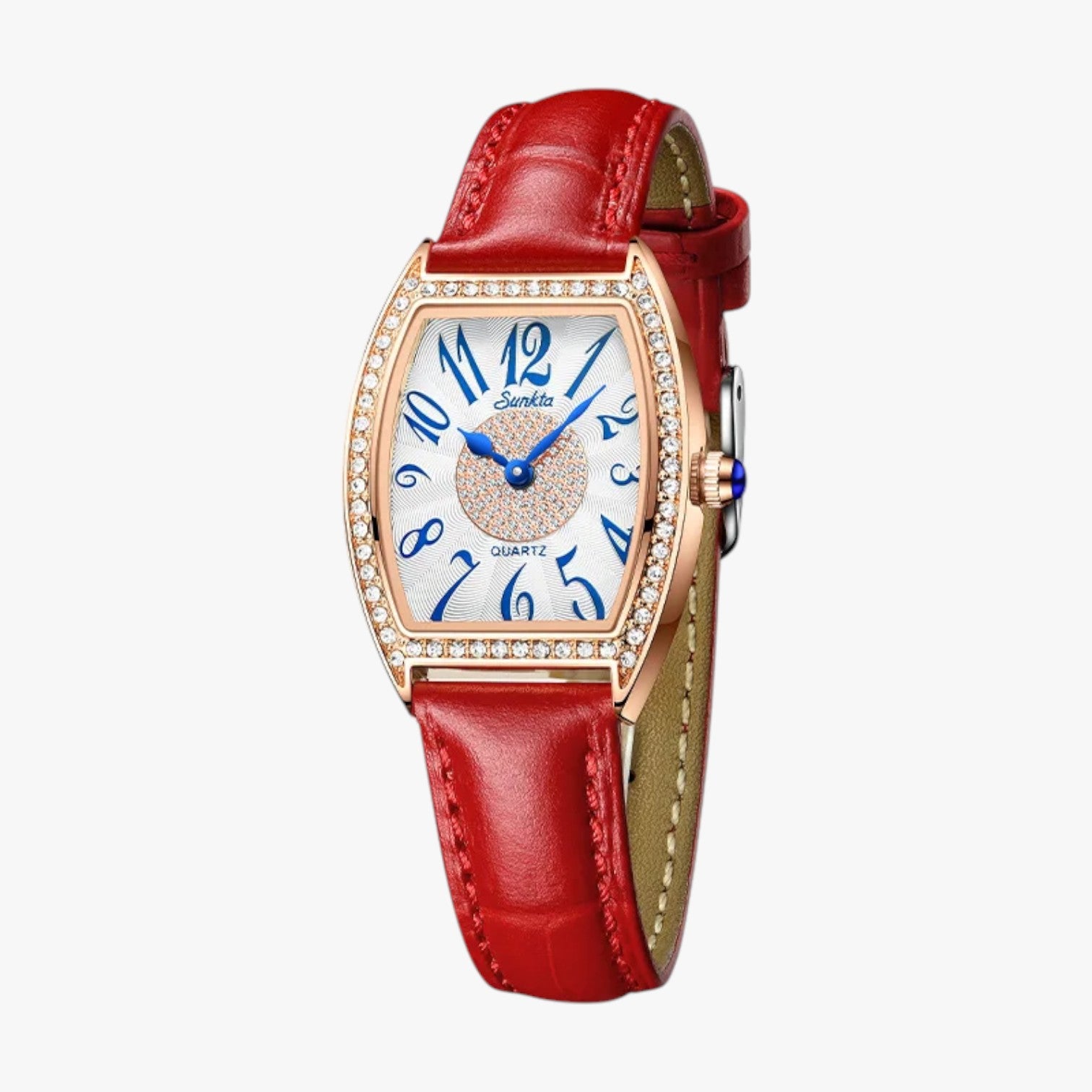 Orologio Donna LIGE Sunkta Quarzo, Pelle, Impermeabile - Oro rosa blu - donna female watch impermeabile ladies watch lige orologio orologio donna pelle quarzo sunkta watch watch for women watches - Concept Palermo