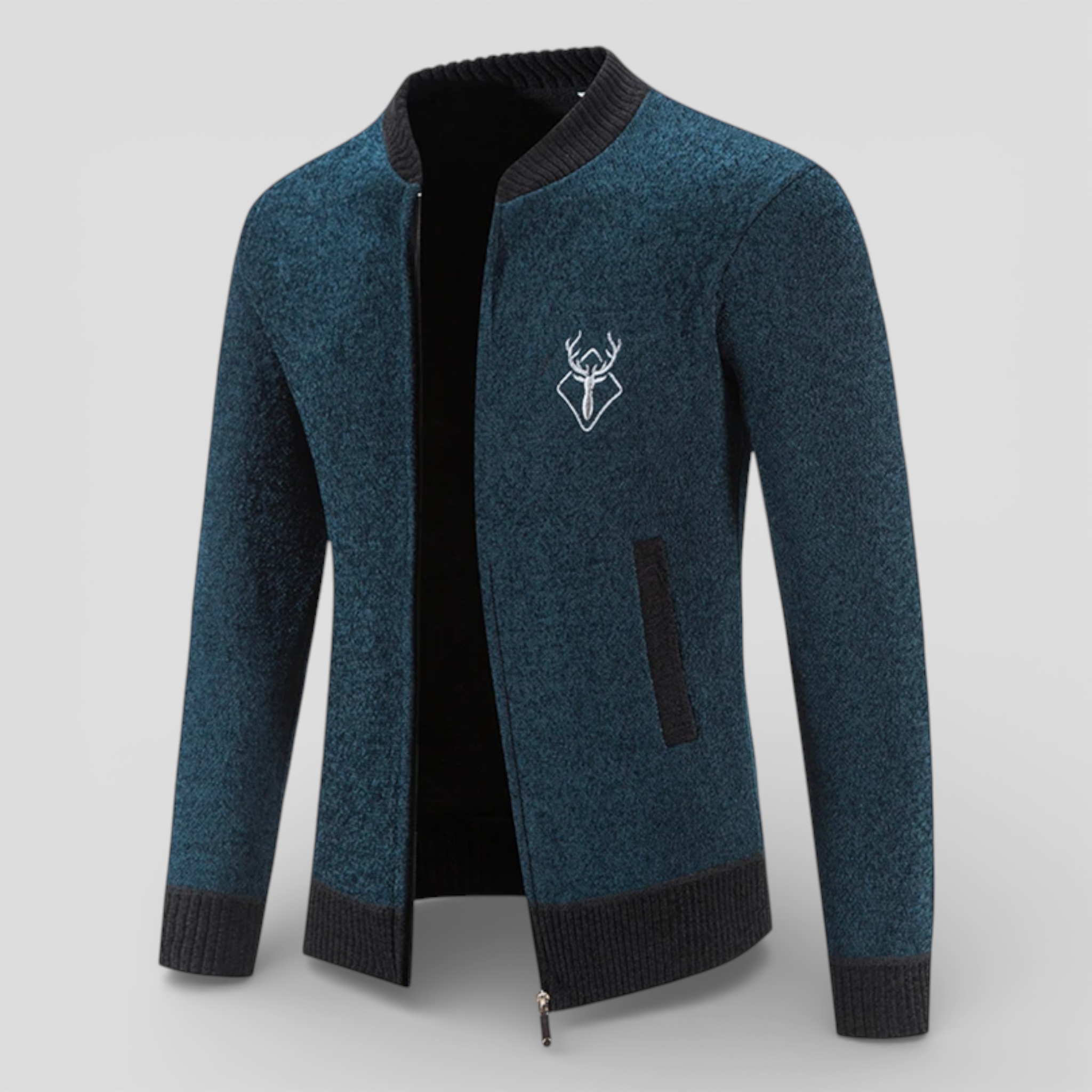Cardigan Zippato Uomo 100% Lana Merino - Caldo, Morbido e Confortevole - - cardigan cardigan avec poches cardigan zippé cardigan élégant cardigans pour hommes chaud et pratique cross-from-marche-lino-15840255050077 homme mode masculine New-google outerwear moderne pratique style polyvalent vêtement homme vêtement léger zippé - Concept Palermo