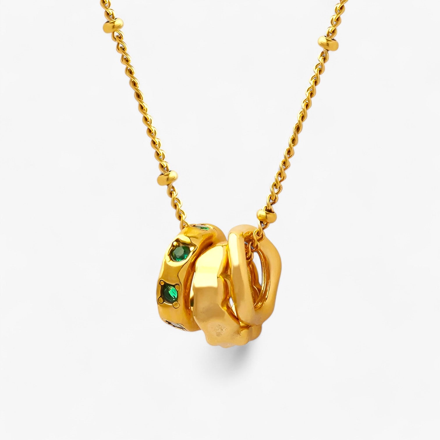 Collana con ciondolo a fiocco piccolo in zirconio - Lucida, resistente e impermeabile Lana - - ciondolo collana collana ciondolo fiocco Gift Gifts for women impermeabile jewelry lana lucida NECKLACES Necklaces for women Pendant Necklaces - Concept Palermo