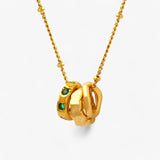 Ketting met kleine strik hanger van zirkonia - Glanzend, duurzaam en waterdicht Lana