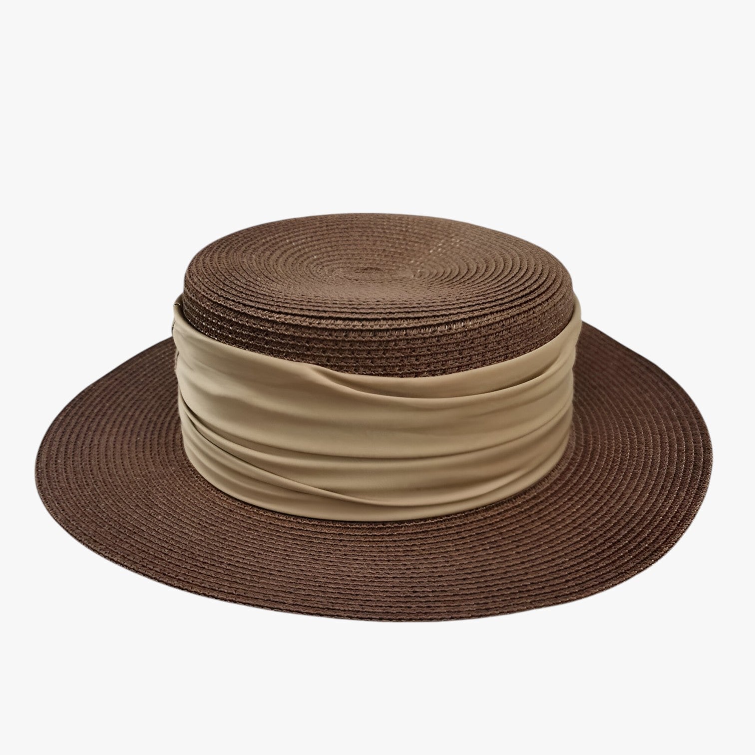 Chic e Protetto: Cappello da spiaggia Fedora estivo con bordo largo Uomo - Marrone 54-58cm - bordo cappello chic chic protetto estivo fedora Hat for girls largo protetto summer hat Sun Hats women hat - Concept Palermo