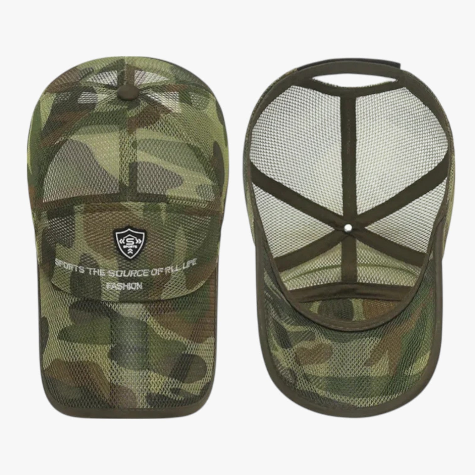 Cappello Sportivo Estivo Traspirante con Visiera Jungle Uomo - - Baseball caps cappello cappello sportivo caps estivo jungle men's hat mens cap sportivo traspirante uomo - Concept Palermo